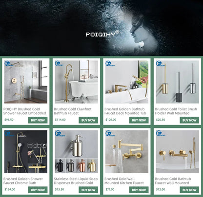 Brushed Gold Shower Faucet Embedded In 2 Ways Shower Mixers Wall Mounted Rainfall Bathroom Shower Tap Stainless Steel Head