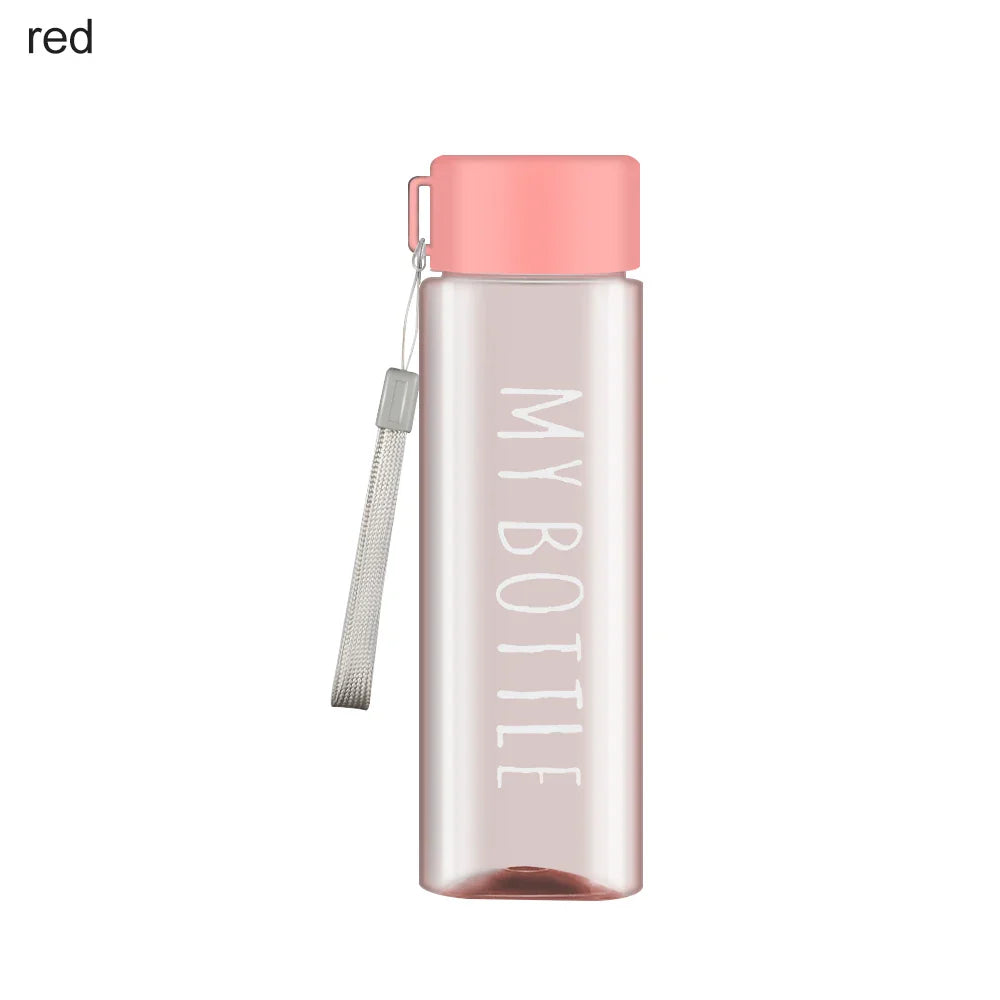 500ml Sports Water Cup Large Capacity Men Women Summer Outdoor Portable Plastic Water Bottle Coffee Juice Cup Water Bottle