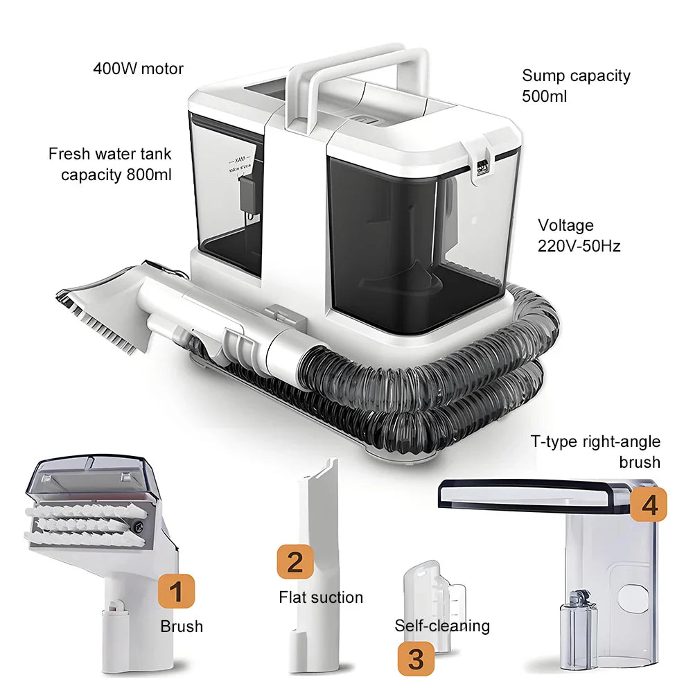 All-in-One Household Carpet Curtain Vacuum Cleaner Multifunctional Fabric Cleaning Machine Sofa Vacuuming Wash Machine
