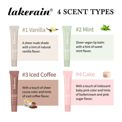 Butter Lip Balm Long Lasting Nourishes Moisturizes Soothes Lips Jelly Lip Gloss Oil Beautifying Smoothing Lip Care Balm Makeup