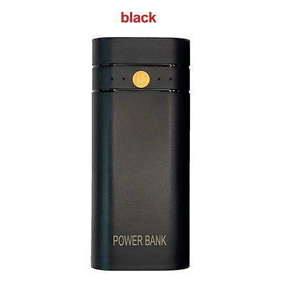 2 slots 18650 Battery Charger Portable Power Bank Kit DIY Fast Charging- Power Bank Shell Case Box Power Bank Charge Storage Box