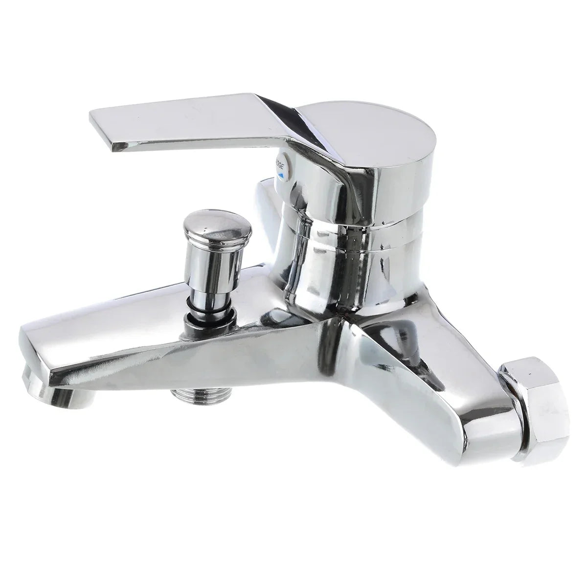 Chrome Zinc Alloy Bathroom Basin Mixer Faucet Sink Tap Wall Mounted Hot & Cold Water Mixer High Quality Faucet