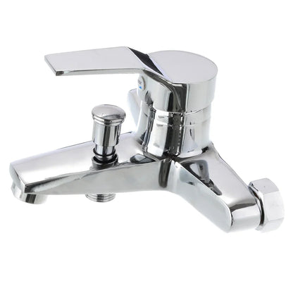 Chrome Zinc Alloy Bathroom Basin Mixer Faucet Sink Tap Wall Mounted Hot & Cold Water Mixer High Quality Faucet