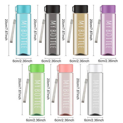 500ml Sports Water Cup Large Capacity Men Women Summer Outdoor Portable Plastic Water Bottle Coffee Juice Cup Water Bottle