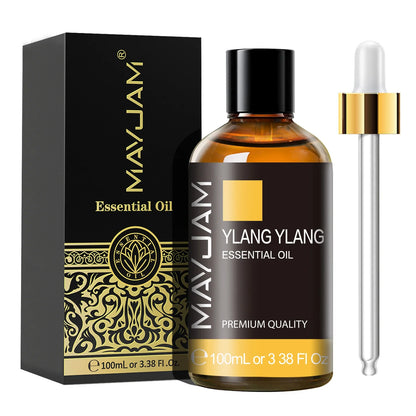 100ML Pure Plant Essential Oil Mint Bergamot Patchouli Citronella Lemongrass Chamomile Cedarwood For Reed Diffuser Humidifier