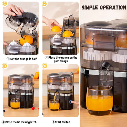 200W Brushless Double Cup Multifunction Fruit Mixers Juicers Electric Juicer Blender Fruit Juicer Cup Food Milkshake Juice Maker
