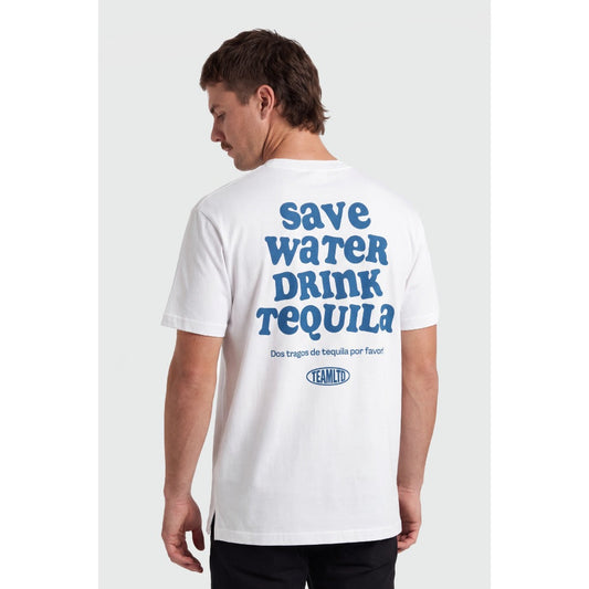 TEAMLTD - SAVE WATER TEE | White