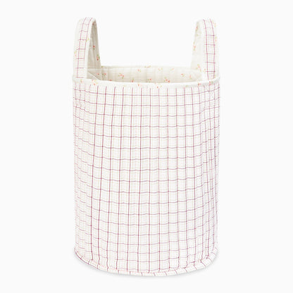 Avery Row Large Quilted Storage Basket - Anemone