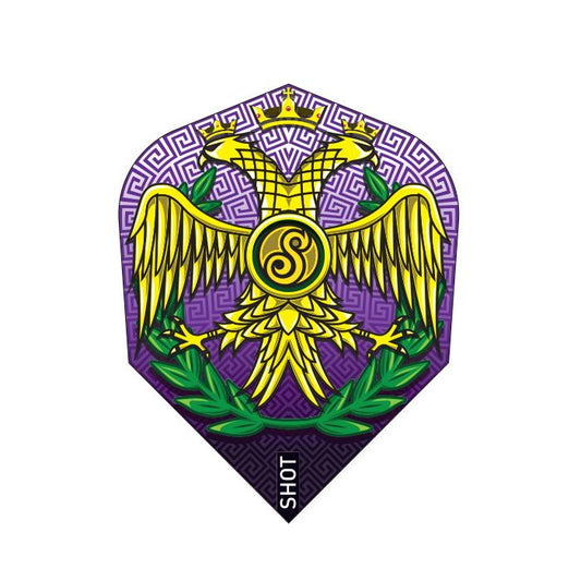 SHOT Roman Empire Caesar Dart Flights - 100 Micron Standard Small