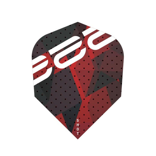 SHOT - Niels Zonnerveld - Dart Flight -Small Standard - RED