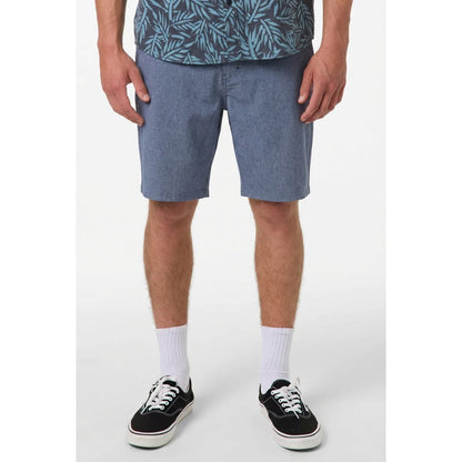 ONEILL - RESERVE HEATHER 19" HYBRID SHORT | Navy Heather
