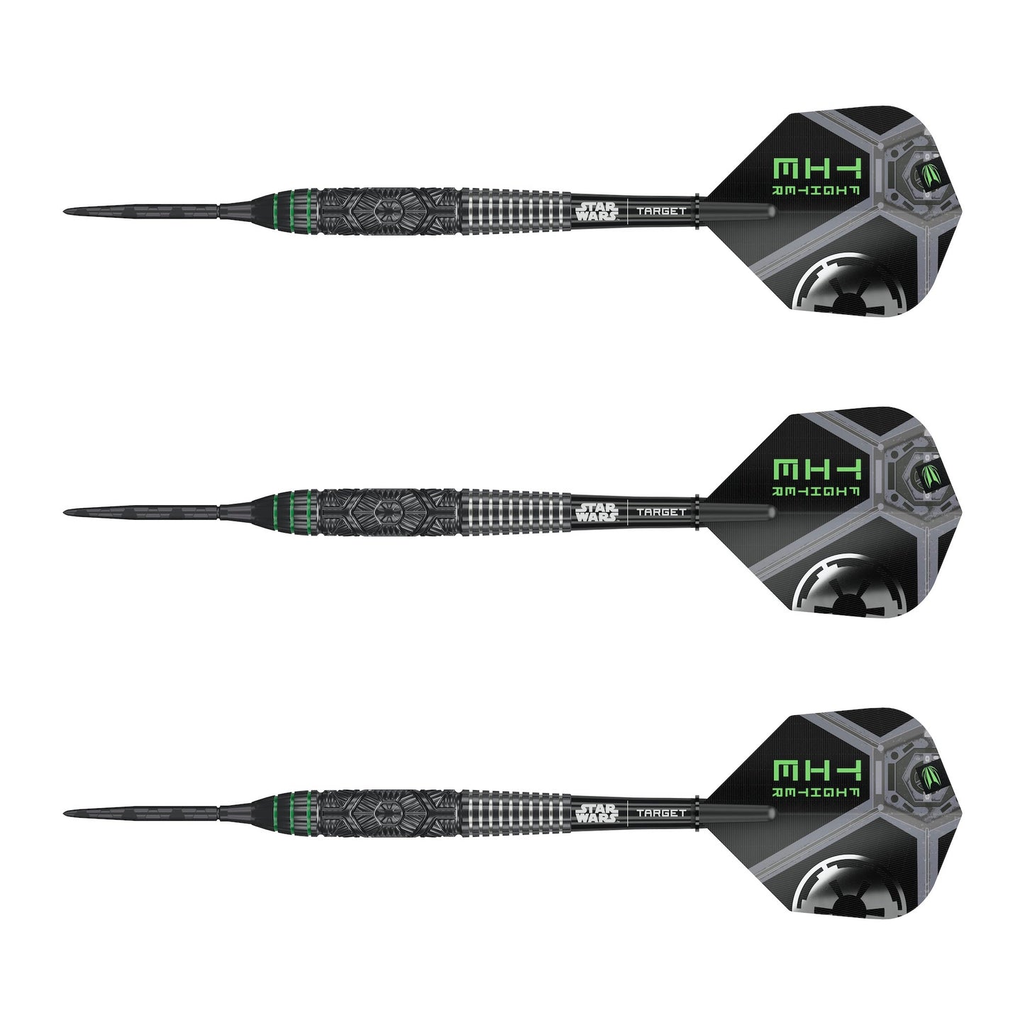 TARGET x STAR WARS - 23g - Tie Fighter - Steel Tip Swiss Point - 90% Tungsten Darts