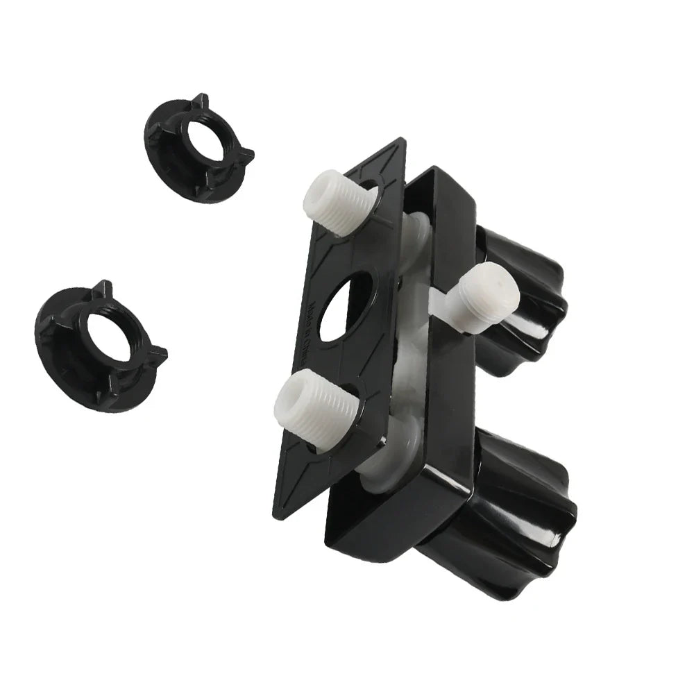 4 Inch RV Camper Faucet Mixing Valve Hot and Cold Bathroom Shower Switch with Water Supply Motorhome Travel Trailers B09JZGH72T