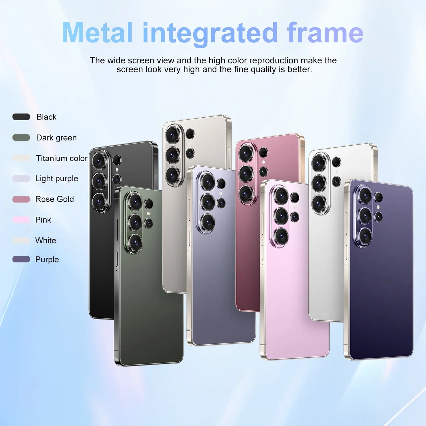 2026 NEW Global Version S26 Ultra 4G 5G Dual Card Dual Standby System Original Intelligent 7.3inch 8000mAh Battery Arrival