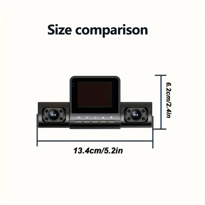 4 Camera Car Dash Cam 2.0 inch 1080P Front Cameras  480P Rear/Left/Right Cameras Wide-Angle Night Vision Collision