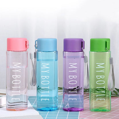 500ml Sports Water Cup Large Capacity Men Women Summer Outdoor Portable Plastic Water Bottle Coffee Juice Cup Water Bottle