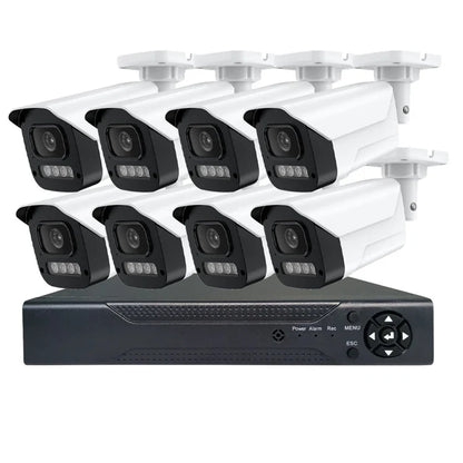 4mp 5mp 4k 8mp 8ch Security Poe Camera System Outdoor Home Poe Nvr Kit Cctv Ip Cameras Surveillance Security Camera System