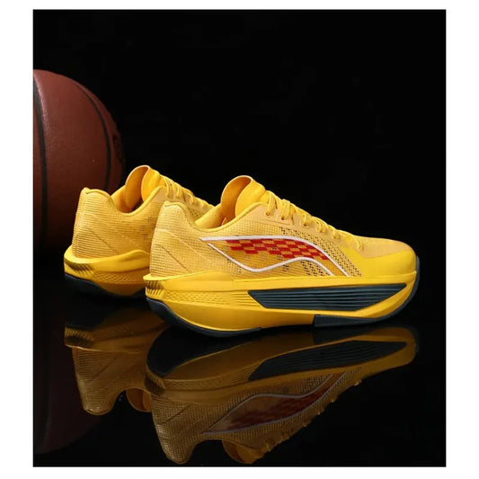 Breathable Anti-Slip Basketball Sneakers for Men, Durable Shock-Absorbing Court Shoes for Training & Matches