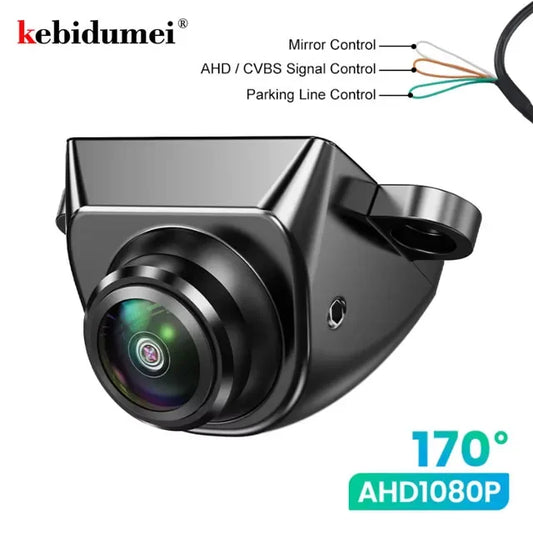 Car Rear View Camera AHD CVBS 1080P Full HD Reversing Image Camera 170 Wide Angle Night Vision Fisheye Len Car Reversing Camera