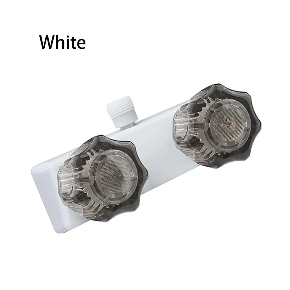 4 Inch RV Camper Faucet Mixing Valve Hot and Cold Bathroom Shower Switch with Water Supply Motorhome Travel Trailers B09JZGH72T