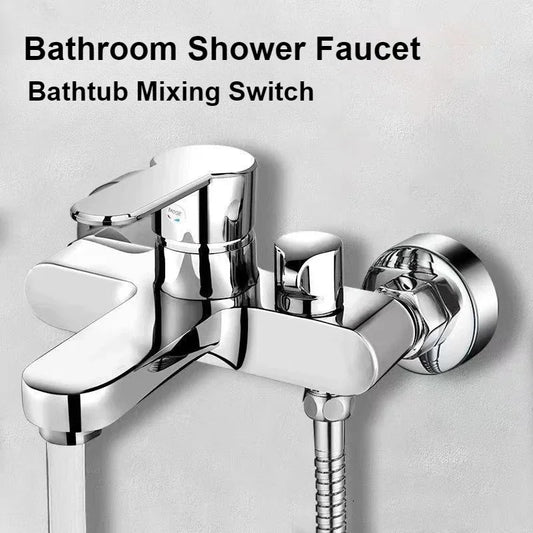 Bathroom Shower Faucet Mixing Valve Shower Shower Set Bathtub Mixing Switch Triple Hot and Cold Faucet Shower Faucet