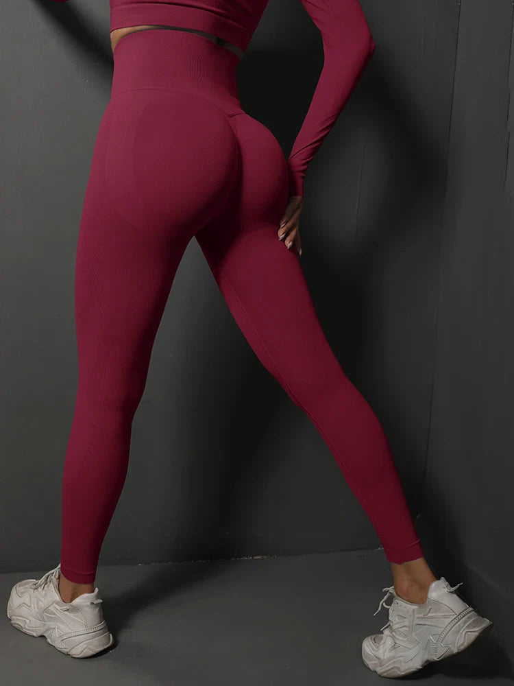 Bubble Butt Women Yoga Pants Hips Lifting Gym Leggings Seamless Sports Pants High Waist Fitness Leggings Workout Running Pants
