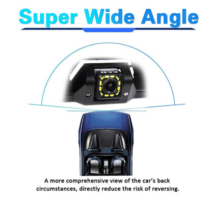 Achteruitrij camera Dynamic trajectory European license Plate Frame Rear View System With Night Vision IR Lights LED