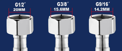 304 Stainless Steel Kitchen Faucet  Hot and Cold Water Mixer  360 degree rotation Basin installation Comes with 60cm hose