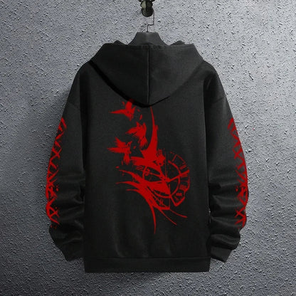 2025 Brand New Black Sweatshirts Autumn Winter Male Daily Casual Sporty Jogging Hoodie Men's Outwear Fashion Pullover