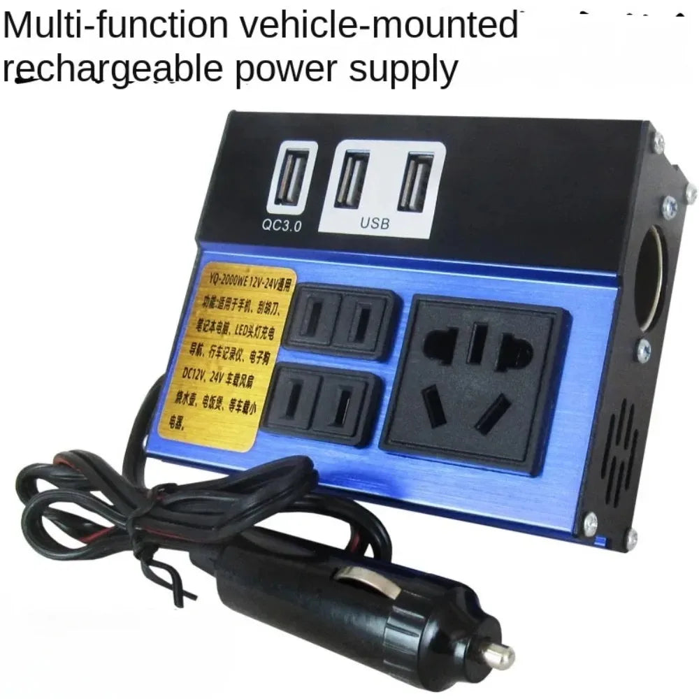 Car Electric Energy Inverter Efficient Conversion Strong Compatibility Power Converter For Vehicle Truck SUV Boat Use
