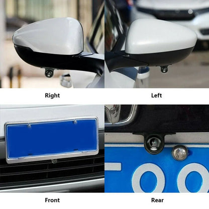 Car Camera For Vehicle Front/Side/Rear View Auto Camera 170 Degree Wide Angle Automotive Reversing Backup Cameras