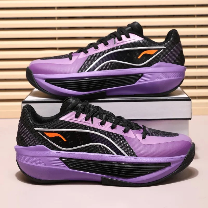 Breathable Anti-Slip Basketball Sneakers for Men, Durable Shock-Absorbing Court Shoes for Training & Matches