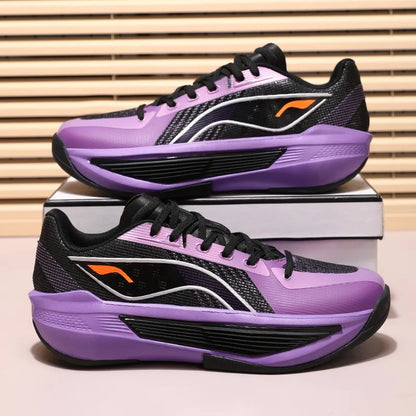 Breathable Anti-Slip Basketball Sneakers for Men, Durable Shock-Absorbing Court Shoes for Training & Matches
