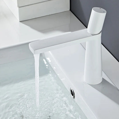 Bathroom Basin Faucet Stainless steel Mixer Tap Black/Chrome/White Wash basin Faucet Single Handle Hot and Cold Faucet