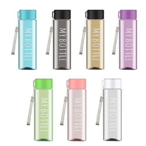 500ml Sports Water Cup Large Capacity Men Women Summer Outdoor Portable Plastic Water Bottle Coffee Juice Cup Water Bottle