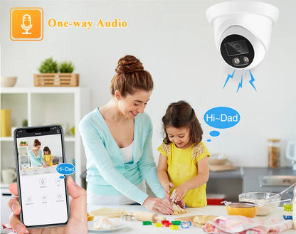 ASECAM 4K Security CCTV Camera System Kit 8MP Face Detect Audio NVR POE AI Outdoor Home Video Surveillance Camera Xmeye