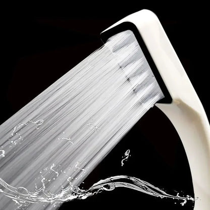 Bathroom Shower Head 300-Hole Square Hand-Held Pressurized Shower Nozzle Bath Pressurized Shower Head Water-Saving