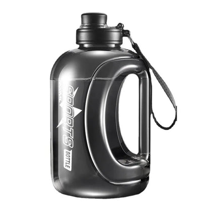 1.8L/2.8L Large Capacity Sport Water Bottle Men's Fitn Cup with Straw Portable Outdoor Big Belly Cup Durable Water Jug for Men