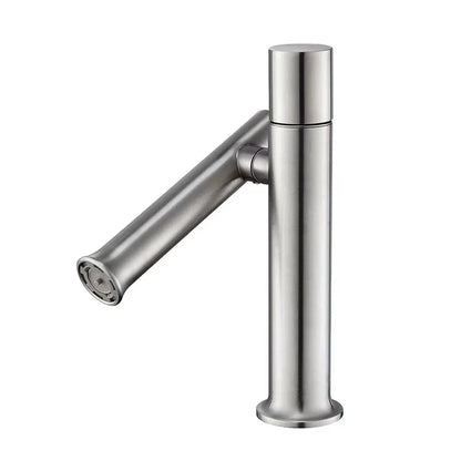 Bathroom Faucets Stainless Steel 304 Brushed Gold Basin Mixer Sink Faucet Gourmet Washbasin Tapware Hot Cold Water Tap Grey