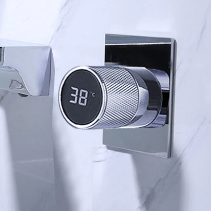 BECOLA Solid Brass Polished Chrome Or Black Single Handle 1-3 Way Wall Mount Bathroom Shower Mixer Control Valve