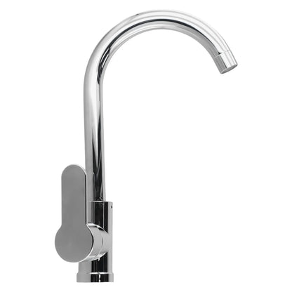 Bathroom Faucet Polished Chrome Plated Swivel Basin Sink Cold Hot Mixer Tap Kitchen Faucet, Sink Vertical Faucet New