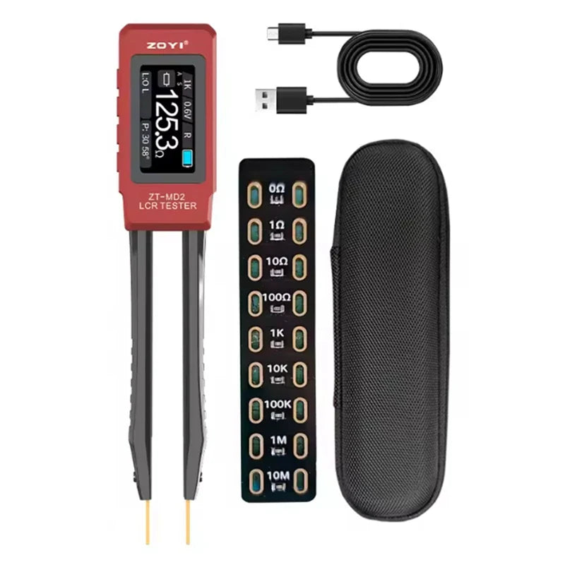-MD2 Digital Smart Tweezer Meter for Resistance Capacitance Inductance Intelligent Digital Tweezers Calibration Board