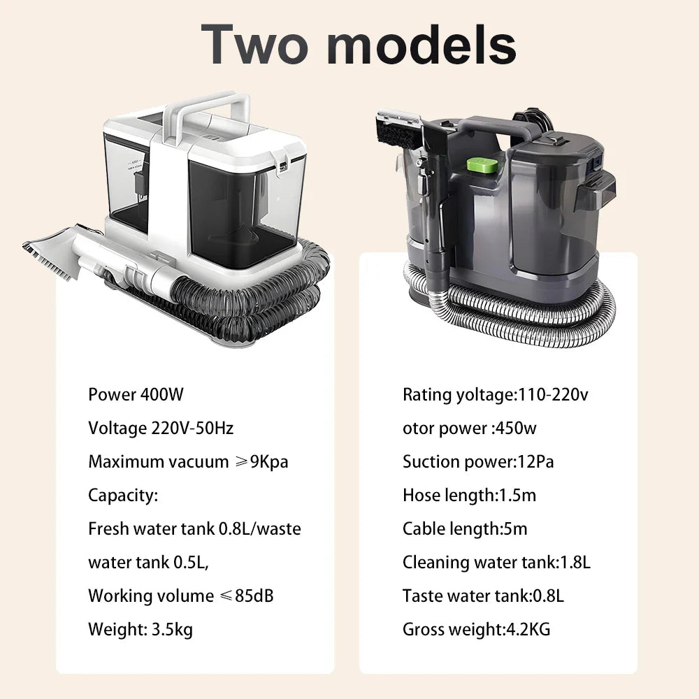 All-in-One Household Carpet Curtain Vacuum Cleaner Multifunctional Fabric Cleaning Machine Sofa Vacuuming Wash Machine