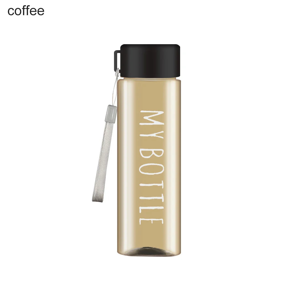 500ml Sports Water Cup Large Capacity Men Women Summer Outdoor Portable Plastic Water Bottle Coffee Juice Cup Water Bottle