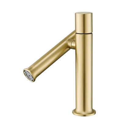 Bathroom Faucets Stainless Steel 304 Brushed Gold Basin Mixer Sink Faucet Gourmet Washbasin Tapware Hot Cold Water Tap Grey