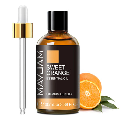 100ML Pure Plant Essential Oil Mint Bergamot Patchouli Citronella Lemongrass Chamomile Cedarwood For Reed Diffuser Humidifier