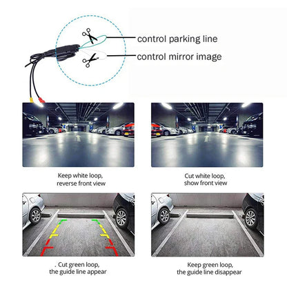 Car Reverse Camera HD Night Vision Wide Angle Rear View Parking Camera Waterproof Car Rear / Front / Side View Reversing Camera