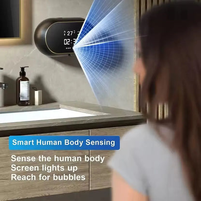 450ML Touchless Wall-Mounted Intelligent Induction Automatic Senor Soap Dispenser Electric Rechargeable Sanitizer Wash Machine