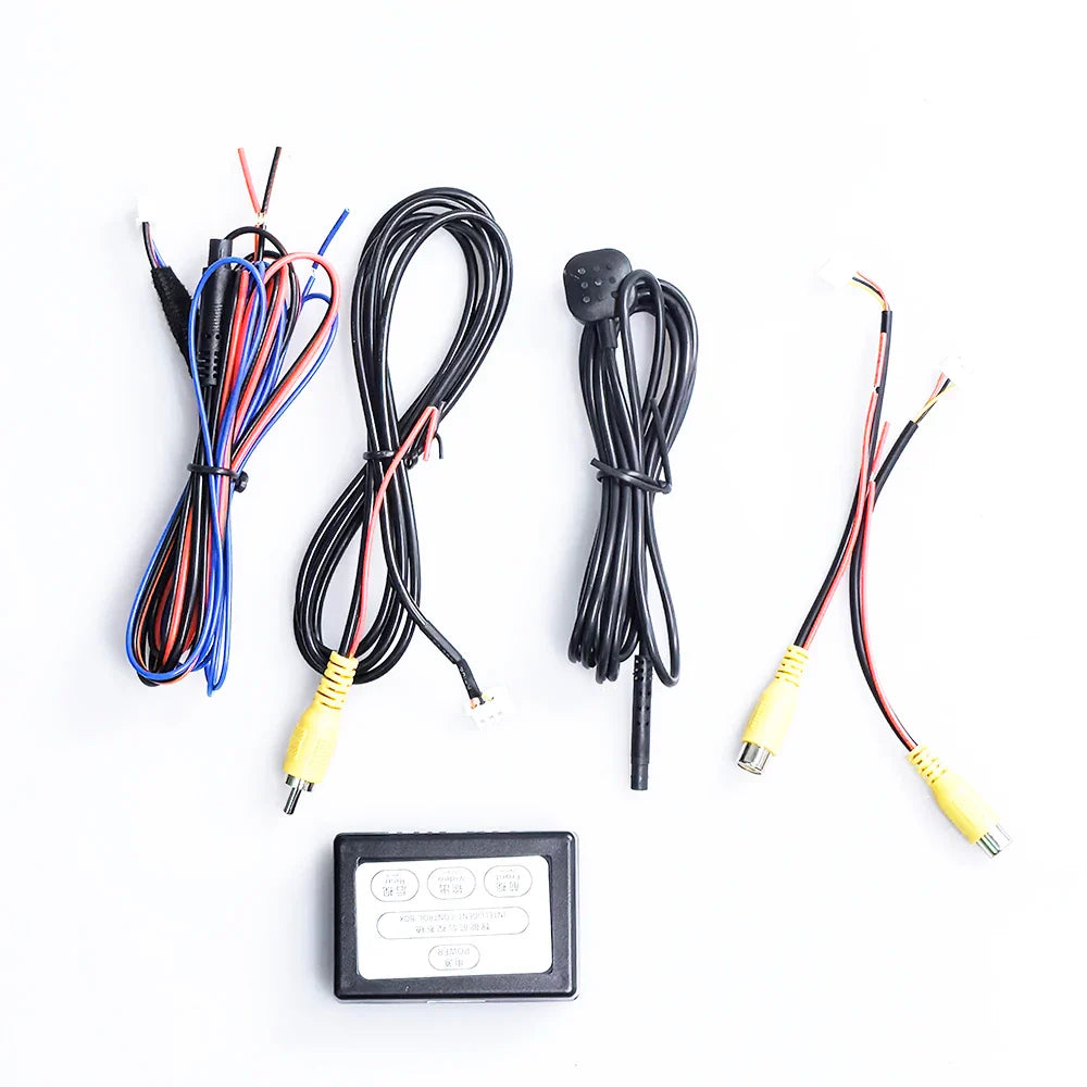 Car Parking Camera Video Channel Converter Auto Switch Front /View Side/Rearview Rear View Control Box with Manual