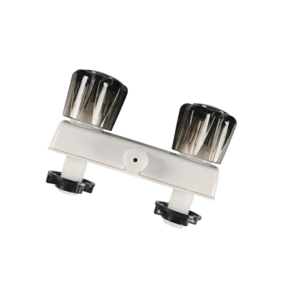 4 Inch RV Camper Faucet Mixing Valve Hot and Cold Bathroom Shower Switch with Water Supply Motorhome Travel Trailers B09JZGH72T